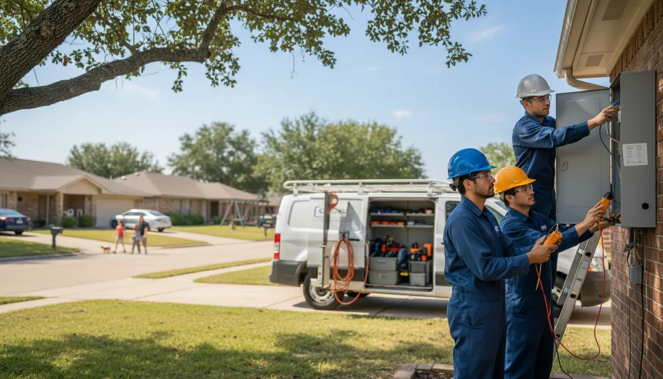 Certified electrician providing emergency electrical services in Tuscumbia, AL